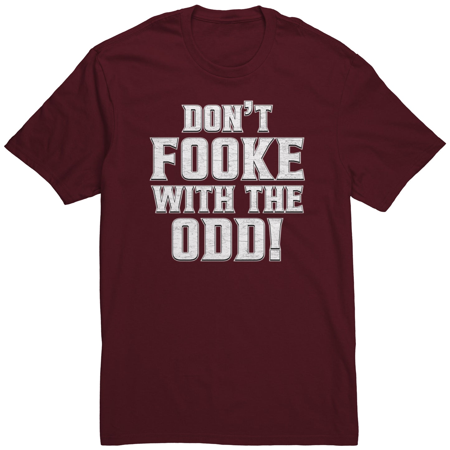 Don't Fooke With The Odd! Men's Dark-Colored Tee.