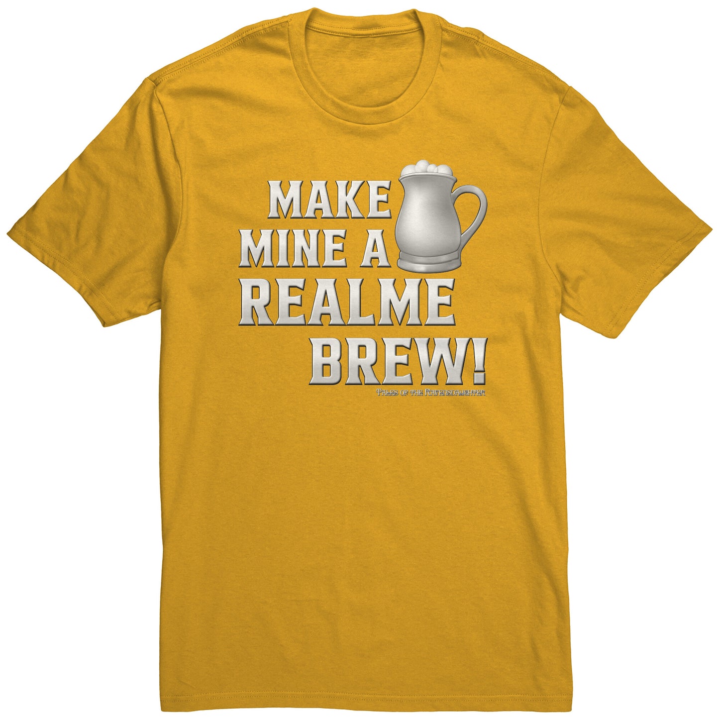 Make Mine A Realme Brew! Men's T-Shirt - Yellow-Orange-Red