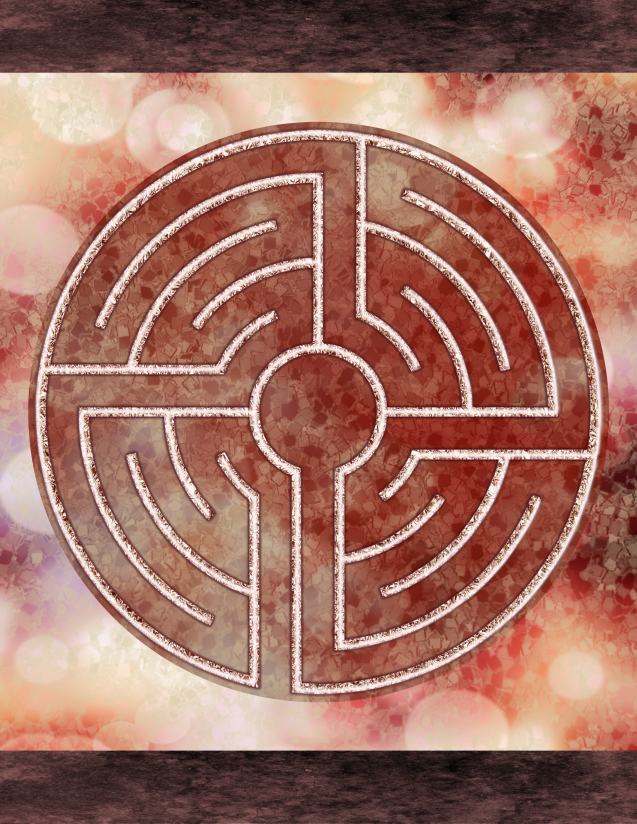labyrinth, finger labyrinth, mindfulness, meditation, stress management, anxiety management, attention deficit management