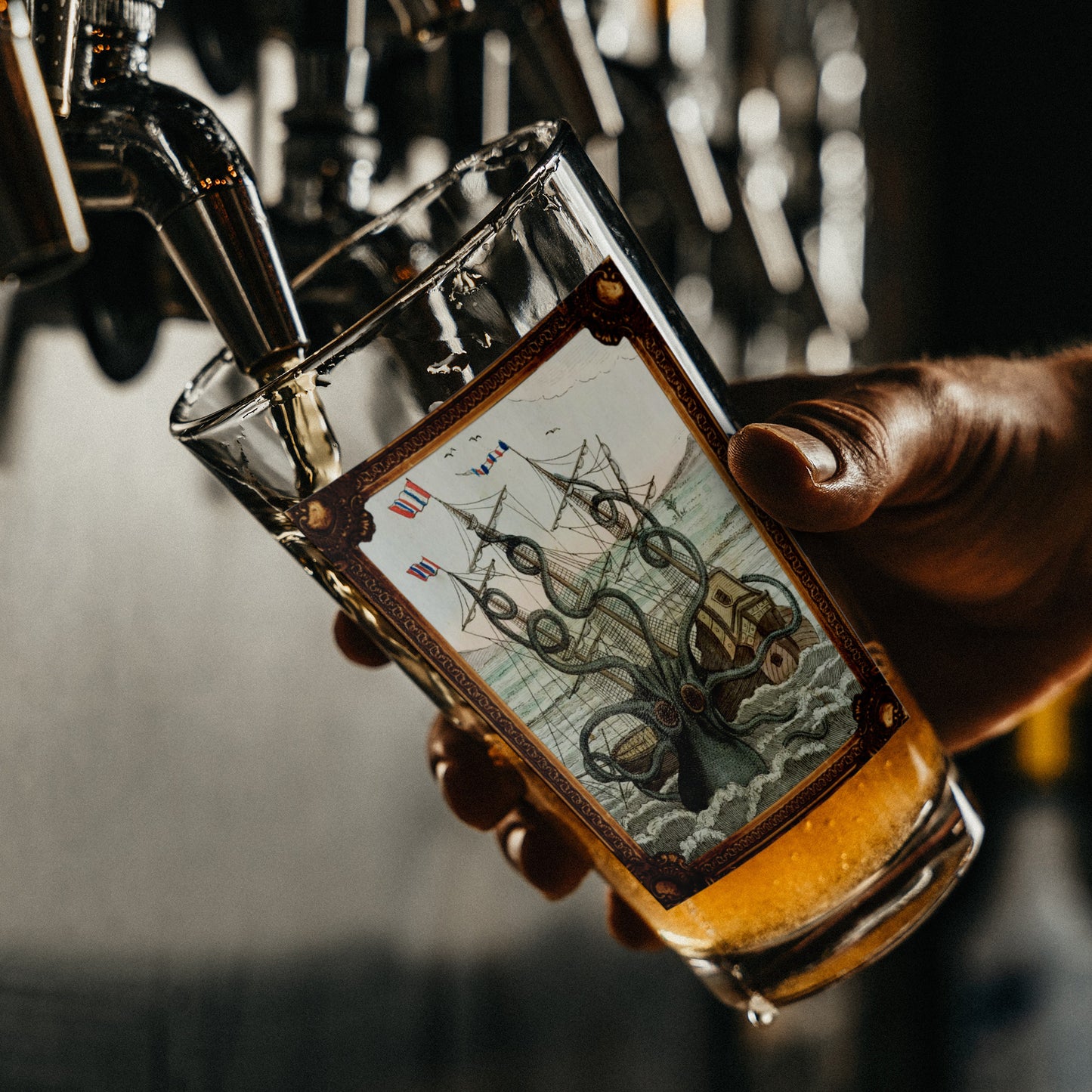 The Mighty Kraken Pint Glass