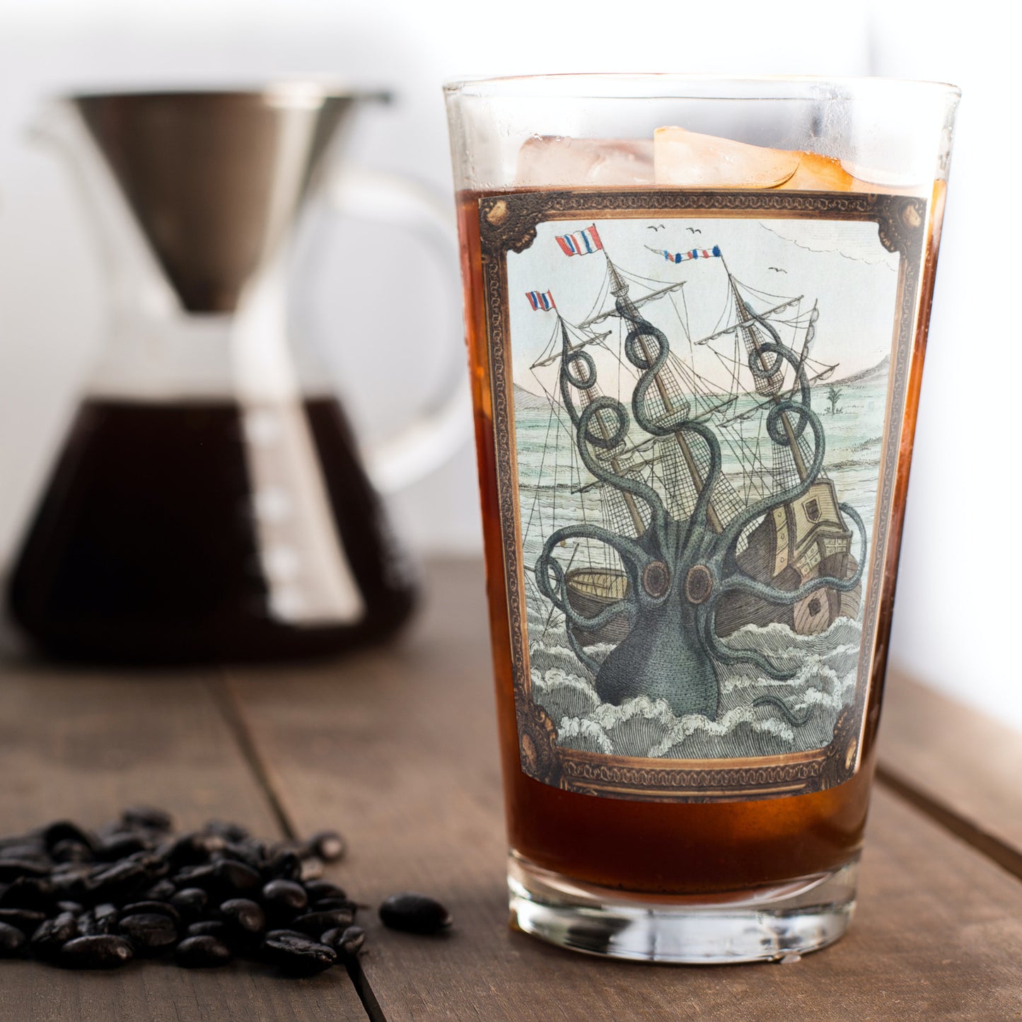 The Mighty Kraken Pint Glass