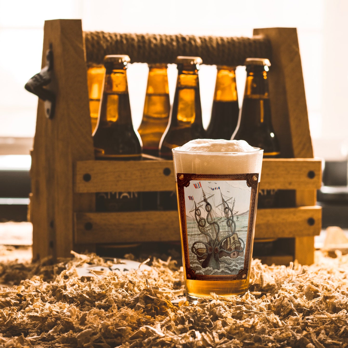 The Mighty Kraken Pint Glass