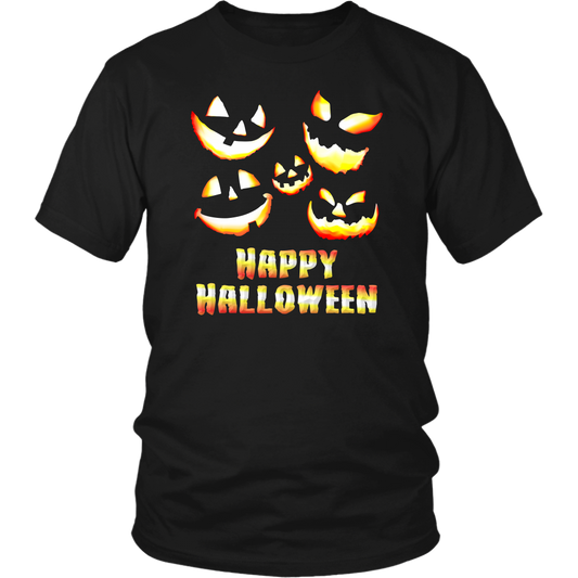Jack O' Lanterns Happy Halloween Unisex Shirt