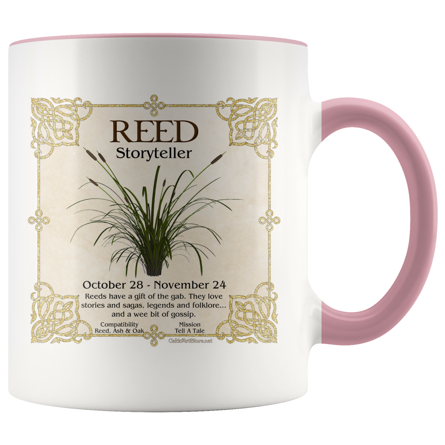 celtic tree zodiac, celtic zodiac, celtic zodiac rowan, celtic zodiac, ash, celtic zodiac alder, celtic zodiac willow, celtic zodiac hawthorn, celtic zodiac oak, celtic zodiac holly, celtic zodiac hazel, celtic zodiac vine, celtic zodiac ivy,  celtic zodiac reed, celtic zodiac elder,  celtic zodiac birch, celtic zodiac coffee mug, celtic zodiac accent mug, celtic knotwork mug,