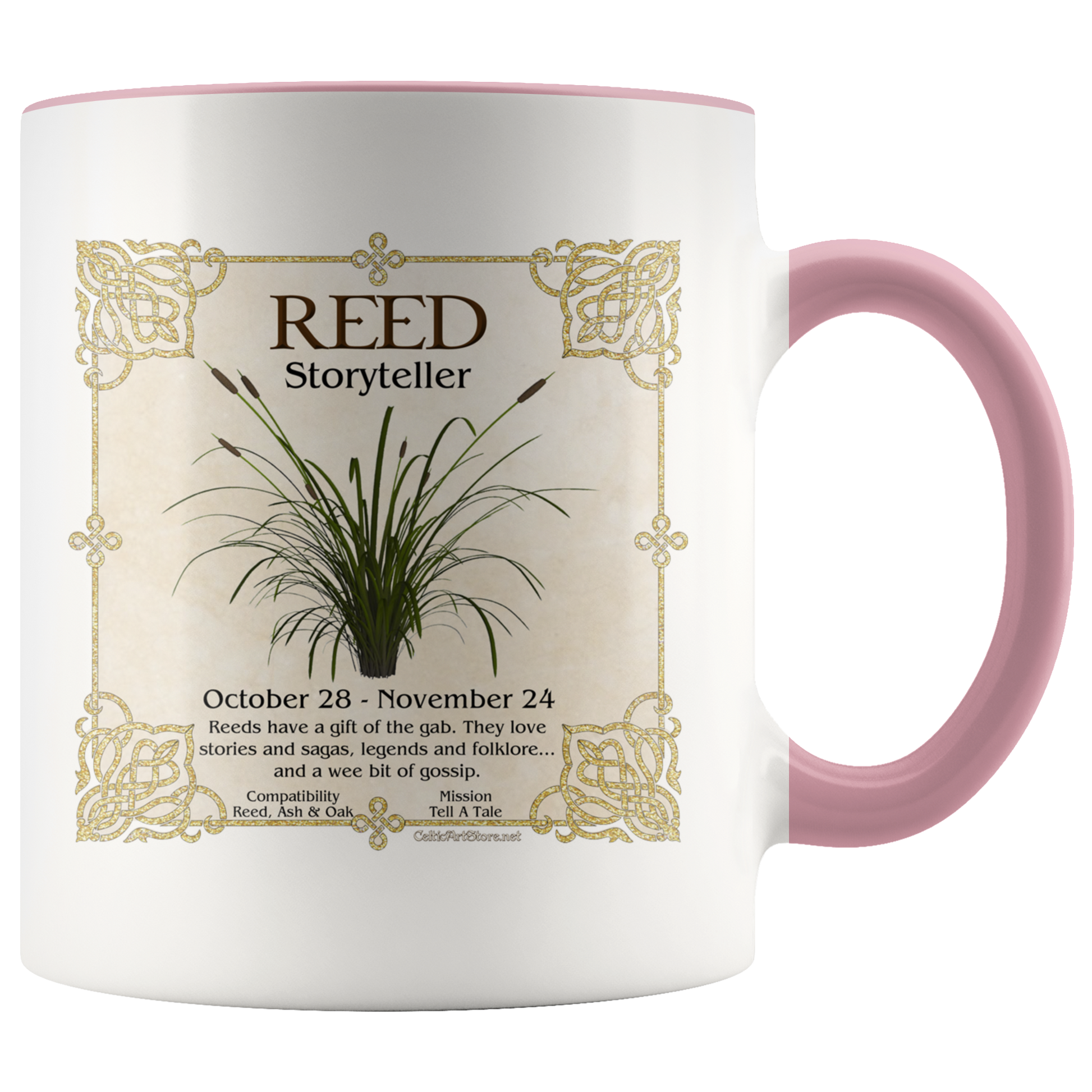 celtic tree zodiac, celtic zodiac, celtic zodiac rowan, celtic zodiac, ash, celtic zodiac alder, celtic zodiac willow, celtic zodiac hawthorn, celtic zodiac oak, celtic zodiac holly, celtic zodiac hazel, celtic zodiac vine, celtic zodiac ivy,  celtic zodiac reed, celtic zodiac elder,  celtic zodiac birch, celtic zodiac coffee mug, celtic zodiac accent mug, celtic knotwork mug,