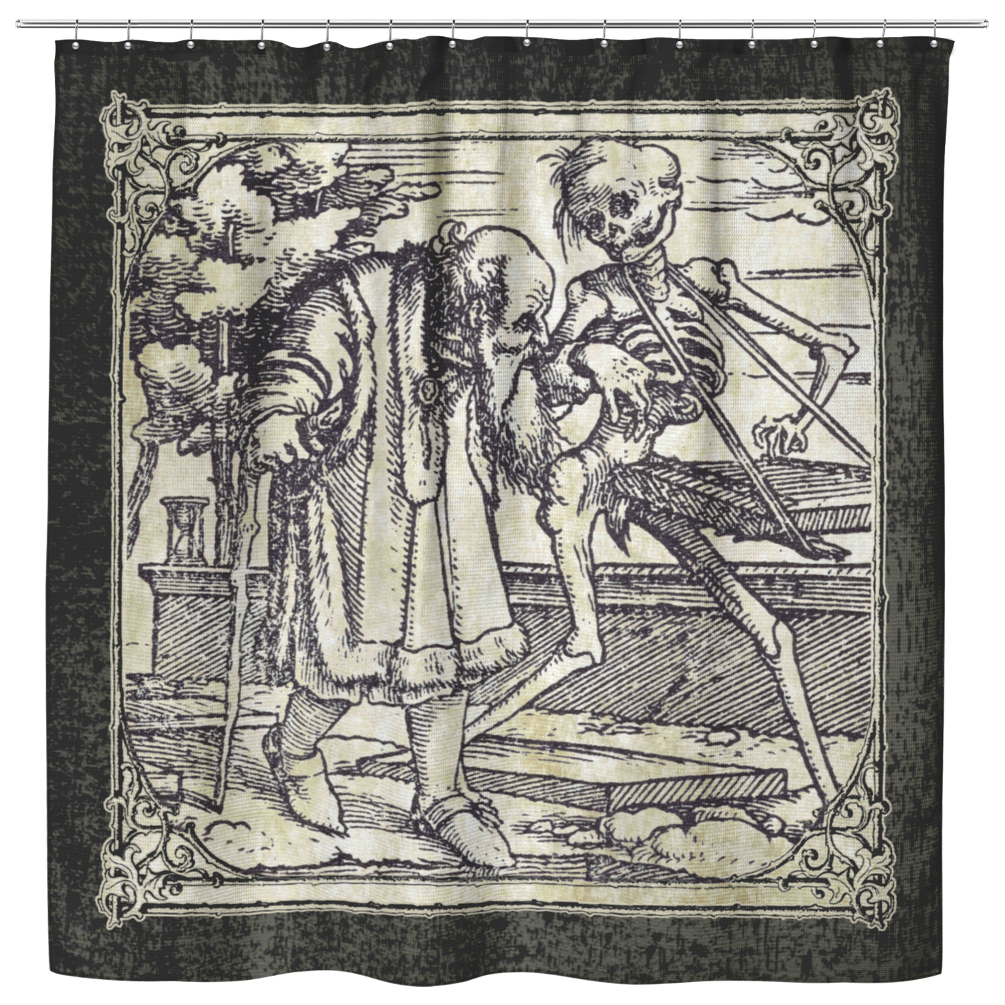 Danse Macabre, Dance Macabre, Dance Of Death, Dances With Death, Bones Of All Men, Hans Holbein, Skeleton, Medieval, Renaissance, Art, Goth, Gothic, Memento Mori