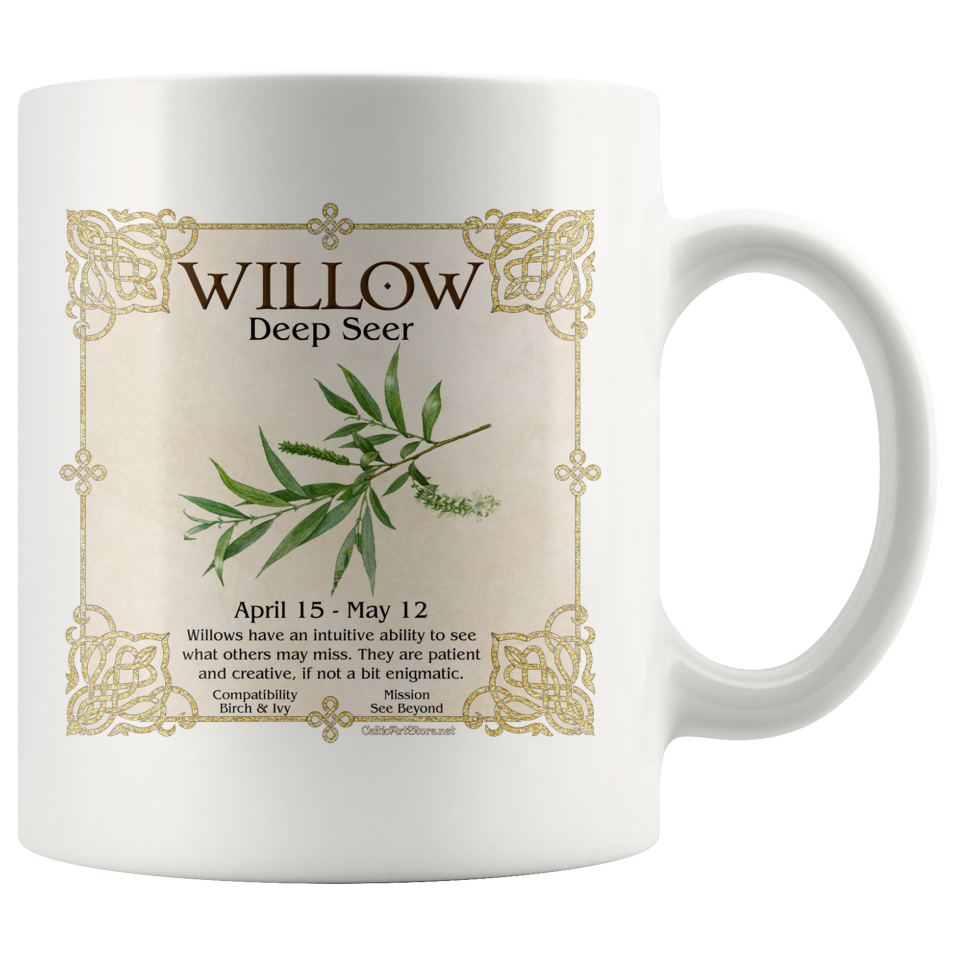 celtic tree zodiac, celtic zodiac, celtic zodiac rowan, celtic zodiac, ash, celtic zodiac alder, celtic zodiac willow, celtic zodiac hawthorn, celtic zodiac oak, celtic zodiac holly, celtic zodiac hazel, celtic zodiac vine, celtic zodiac ivy,  celtic zodiac reed, celtic zodiac elder,  celtic zodiac birch, celtic zodiac coffee mug, celtic zodiac accent mug, celtic knotwork mug,