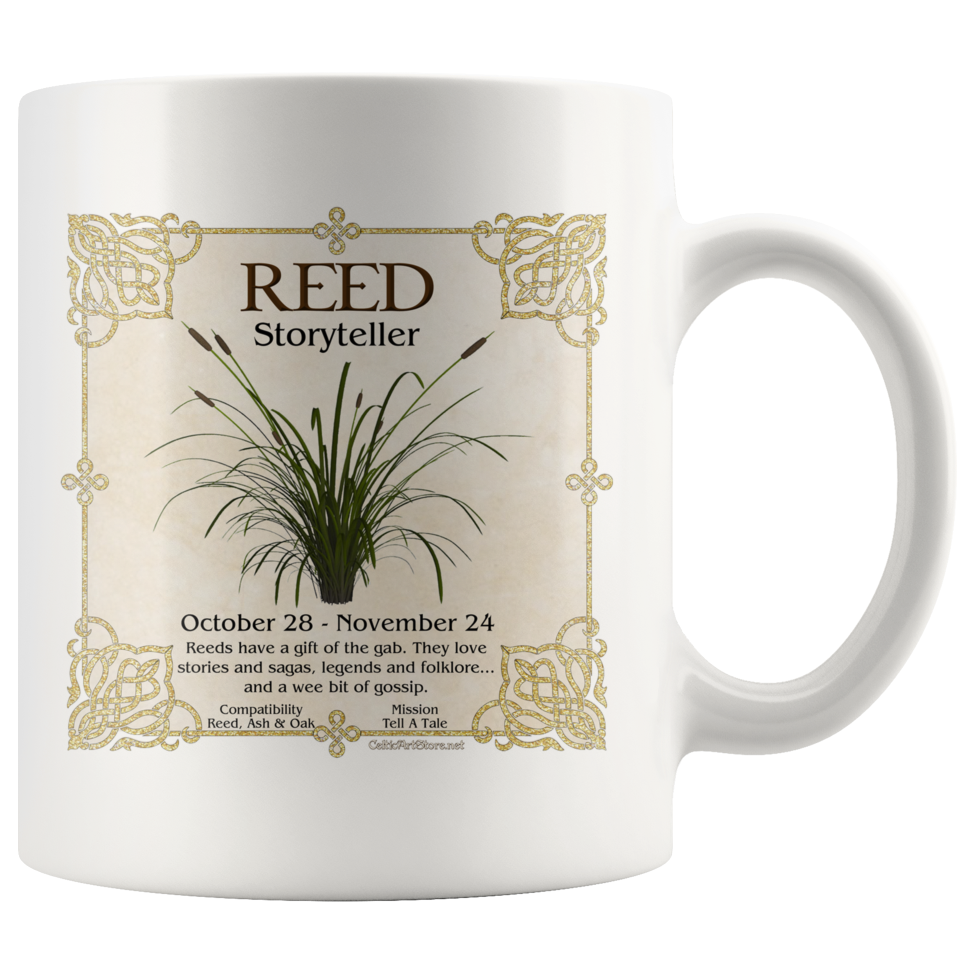 celtic tree zodiac, celtic zodiac, celtic zodiac rowan, celtic zodiac, ash, celtic zodiac alder, celtic zodiac willow, celtic zodiac hawthorn, celtic zodiac oak, celtic zodiac holly, celtic zodiac hazel, celtic zodiac vine, celtic zodiac ivy,  celtic zodiac reed, celtic zodiac elder,  celtic zodiac birch, celtic zodiac coffee mug, celtic zodiac accent mug, celtic knotwork mug,