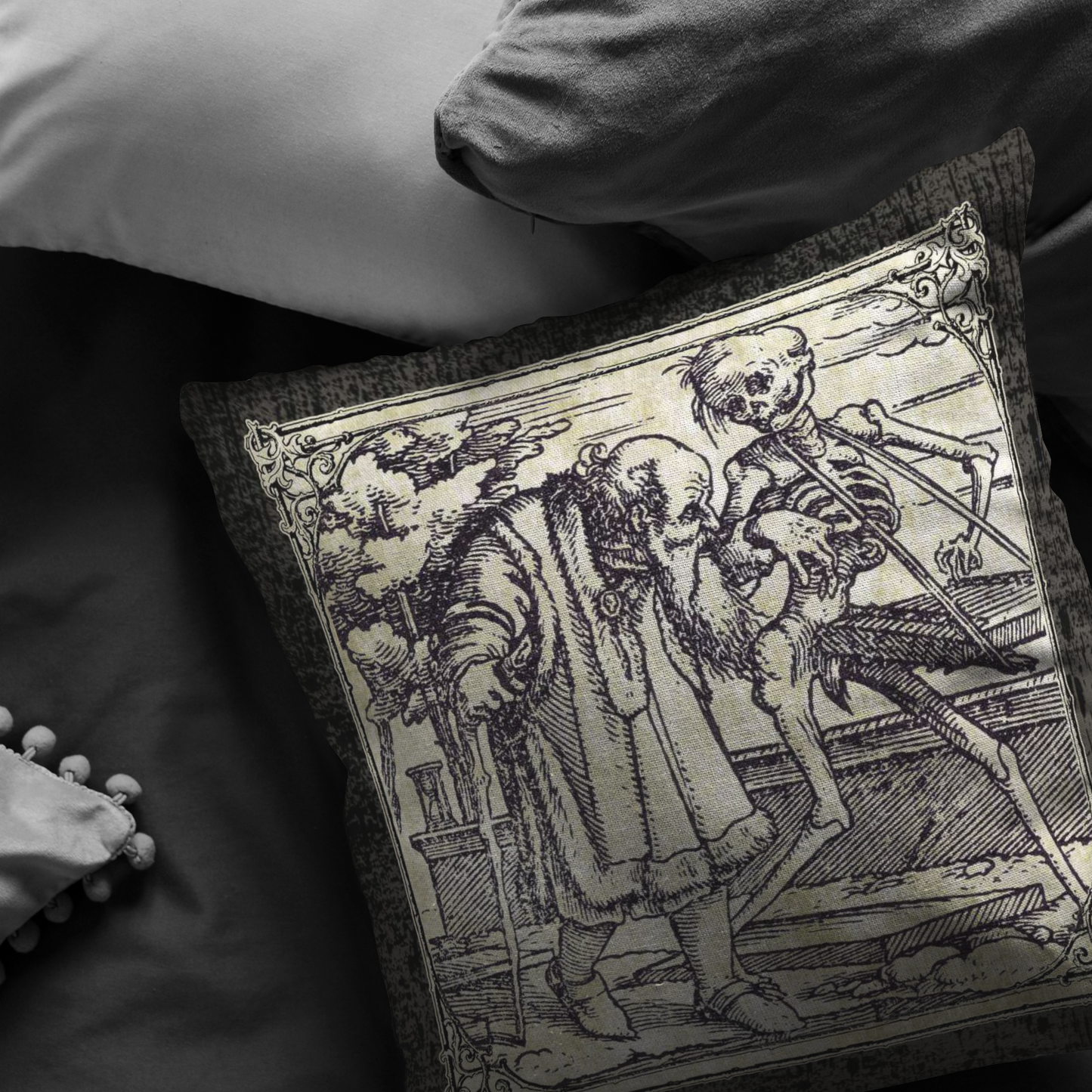 Danse Macabre, Dance Macabre, Dance Of Death, Dances With Death, Bones Of All Men, Hans Holbein, Skeleton, Medieval, Renaissance, Art, Goth, Gothic, Memento Mori