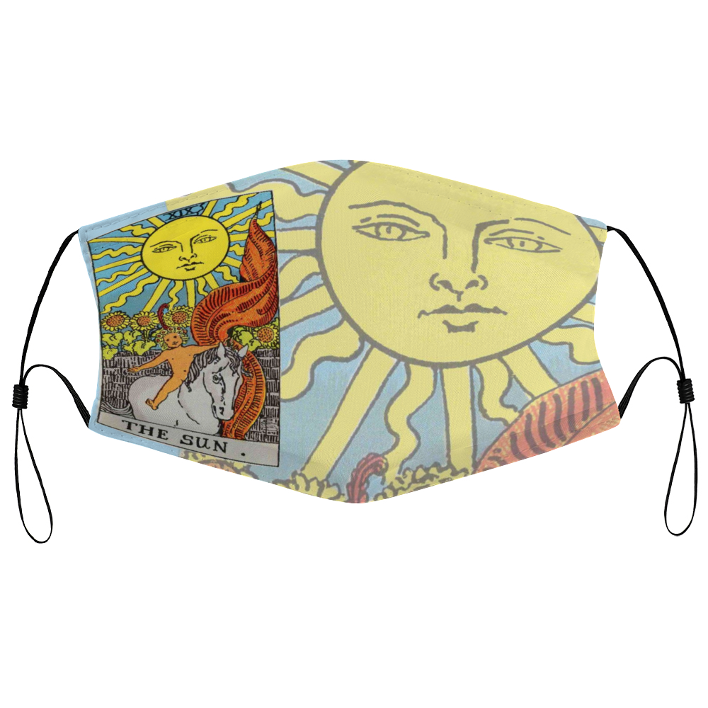 The Sun Tarot Card Face Mask – Celtic Art Store by Ravensdaughter