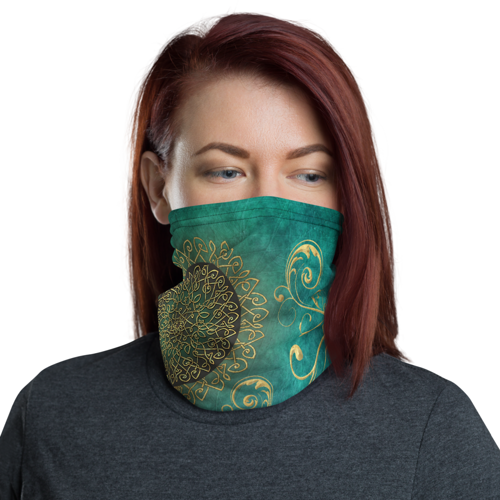 Celtic Art, Celtic Burst, Celtic Neck Gaiter, Celtic Neck Warmer, Celtic Knot, Celtic Digital Collage, Ravensdaughter Designs