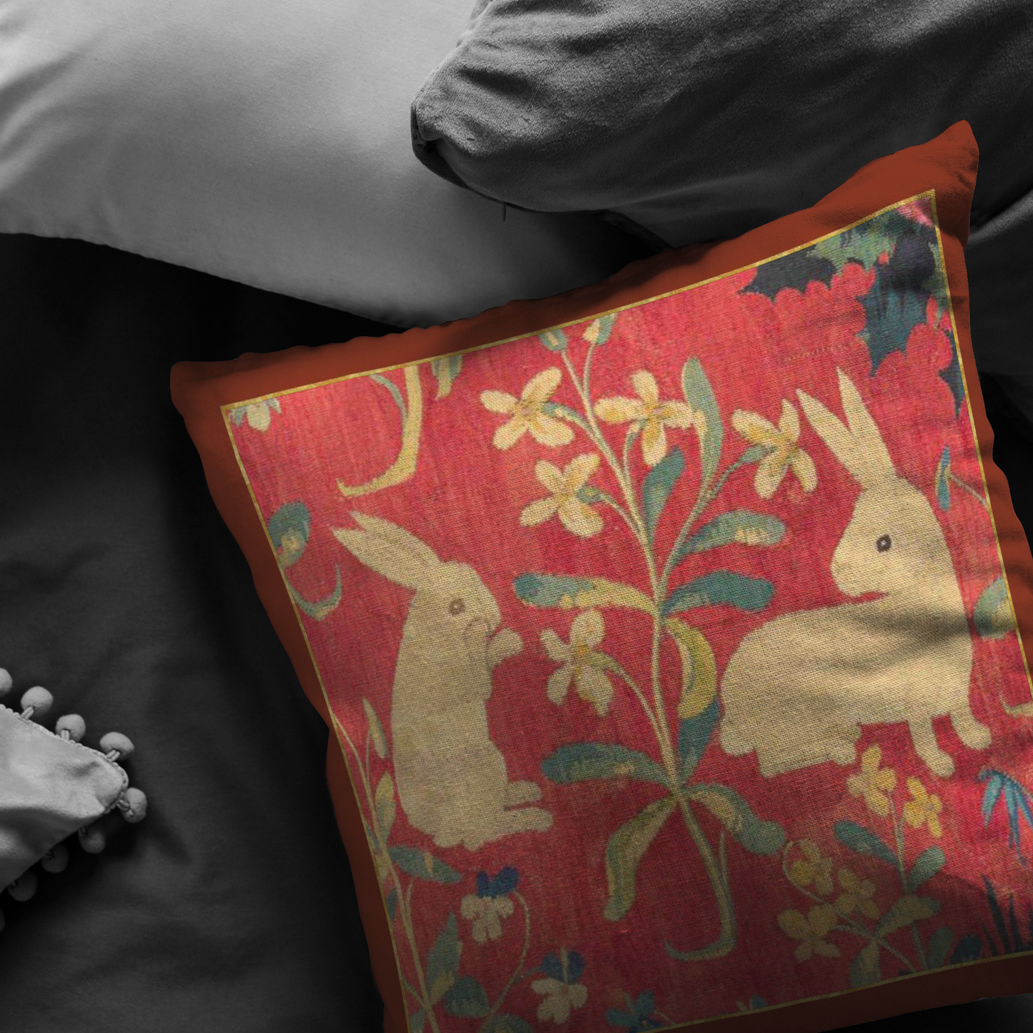 unicorn, tapestry, unicorn tapestry, unicorn tapestries, lady and unicorn, medieval tapestry, unicorn tapestries, medieval, middle ages, renaissance, Cluny Museum, lion, noble lady, maid, mille fleurs, thousand flowers, Flanders