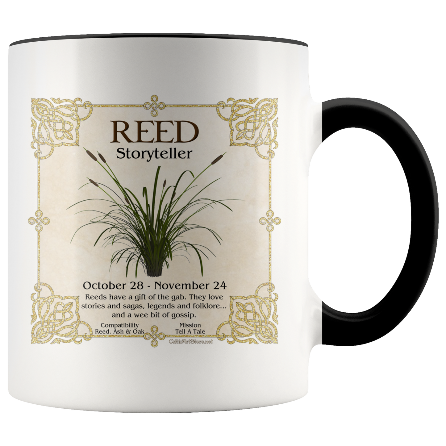 celtic tree zodiac, celtic zodiac, celtic zodiac rowan, celtic zodiac, ash, celtic zodiac alder, celtic zodiac willow, celtic zodiac hawthorn, celtic zodiac oak, celtic zodiac holly, celtic zodiac hazel, celtic zodiac vine, celtic zodiac ivy,  celtic zodiac reed, celtic zodiac elder,  celtic zodiac birch, celtic zodiac coffee mug, celtic zodiac accent mug, celtic knotwork mug,