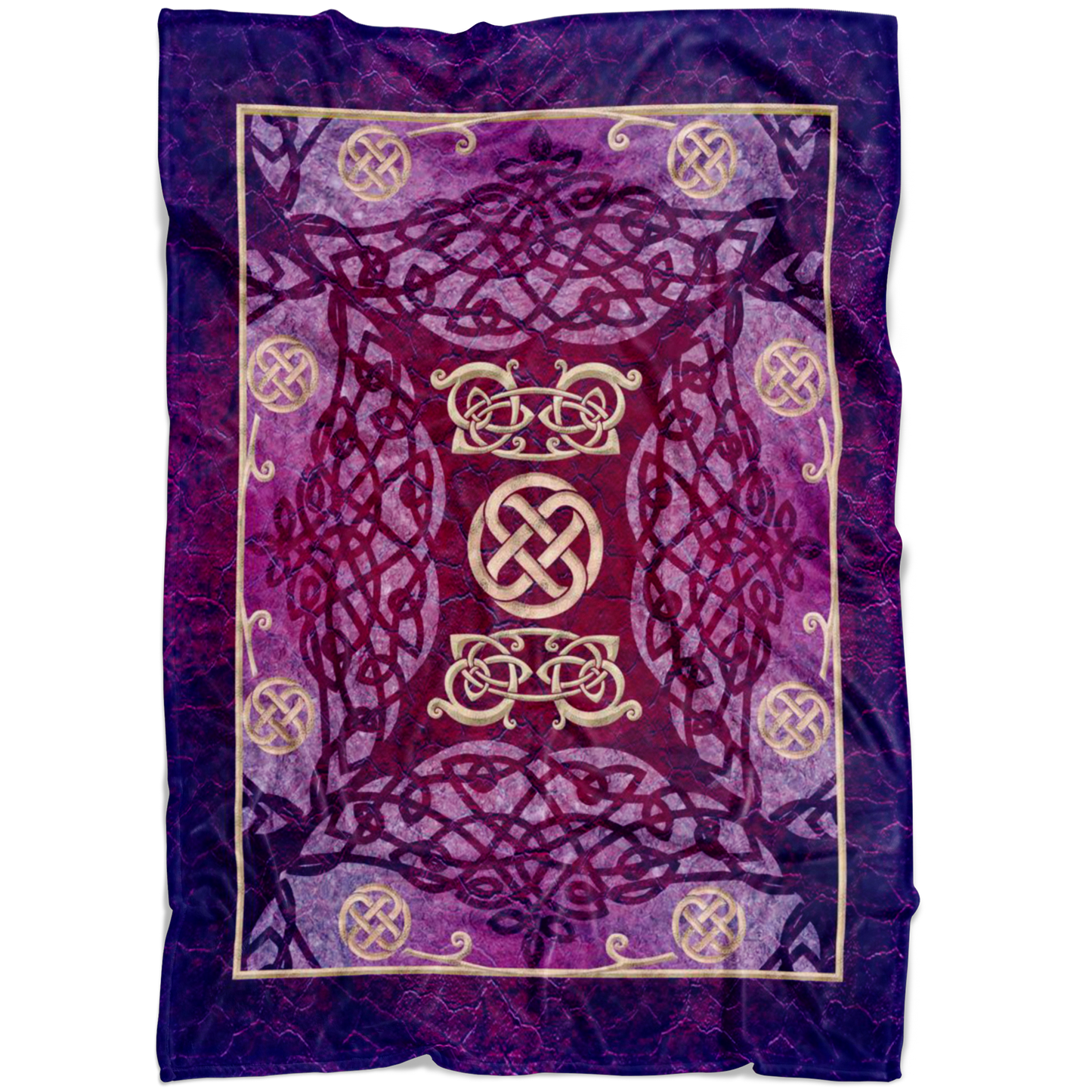 Celtic art, celtic knot, celtic medallion, celtic knotwork, celtic knot art, fleece blanket, ravensdaughter