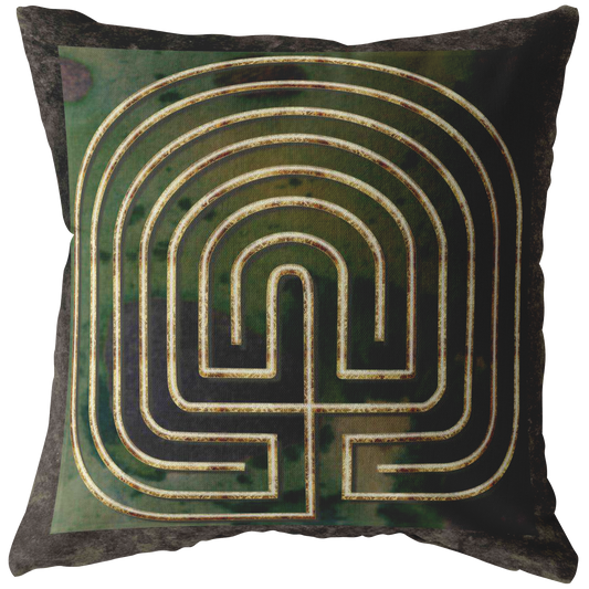 7 Circuit Seed Labyrinth Sage and Brown