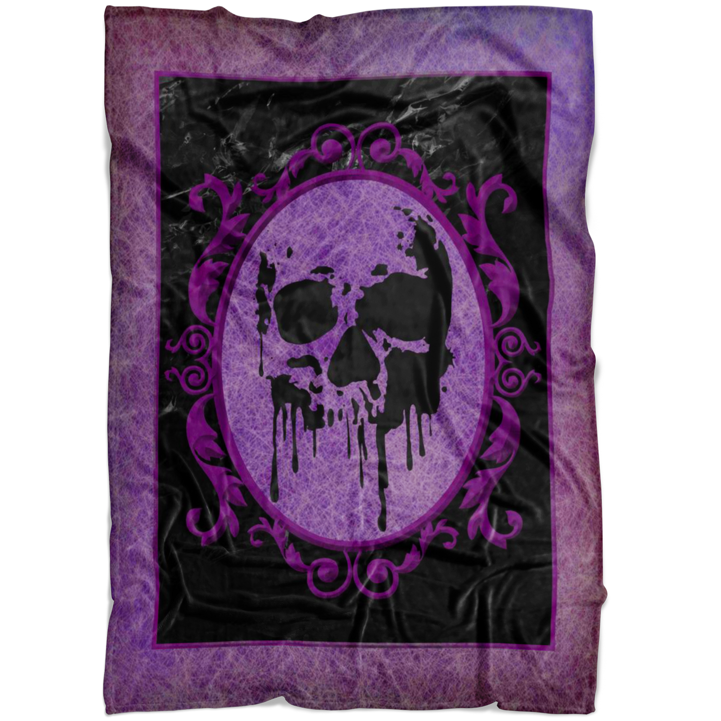 skull, goth skull, pirate, kraken, buccaneer, scallywag, captain, wench, matey, jolly roger, tall ship, sea dog, blanket, fleece blanket, pirate blanket