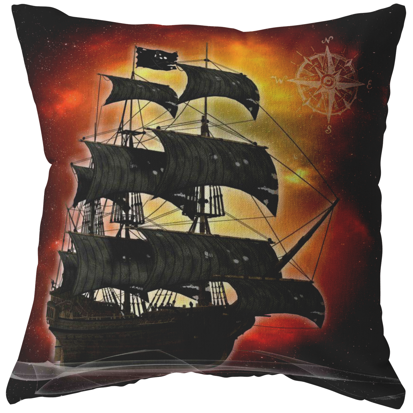 ghost ship, ghost tall ship, pirate ship, pirate art, nebula, pirate tall ship, pirates carribean, pirate star, galaxy, tall ship, compass rose, nautical, pirate captain, pirate wench, pirate scallywag, pirate shirt, pirate t-shirt