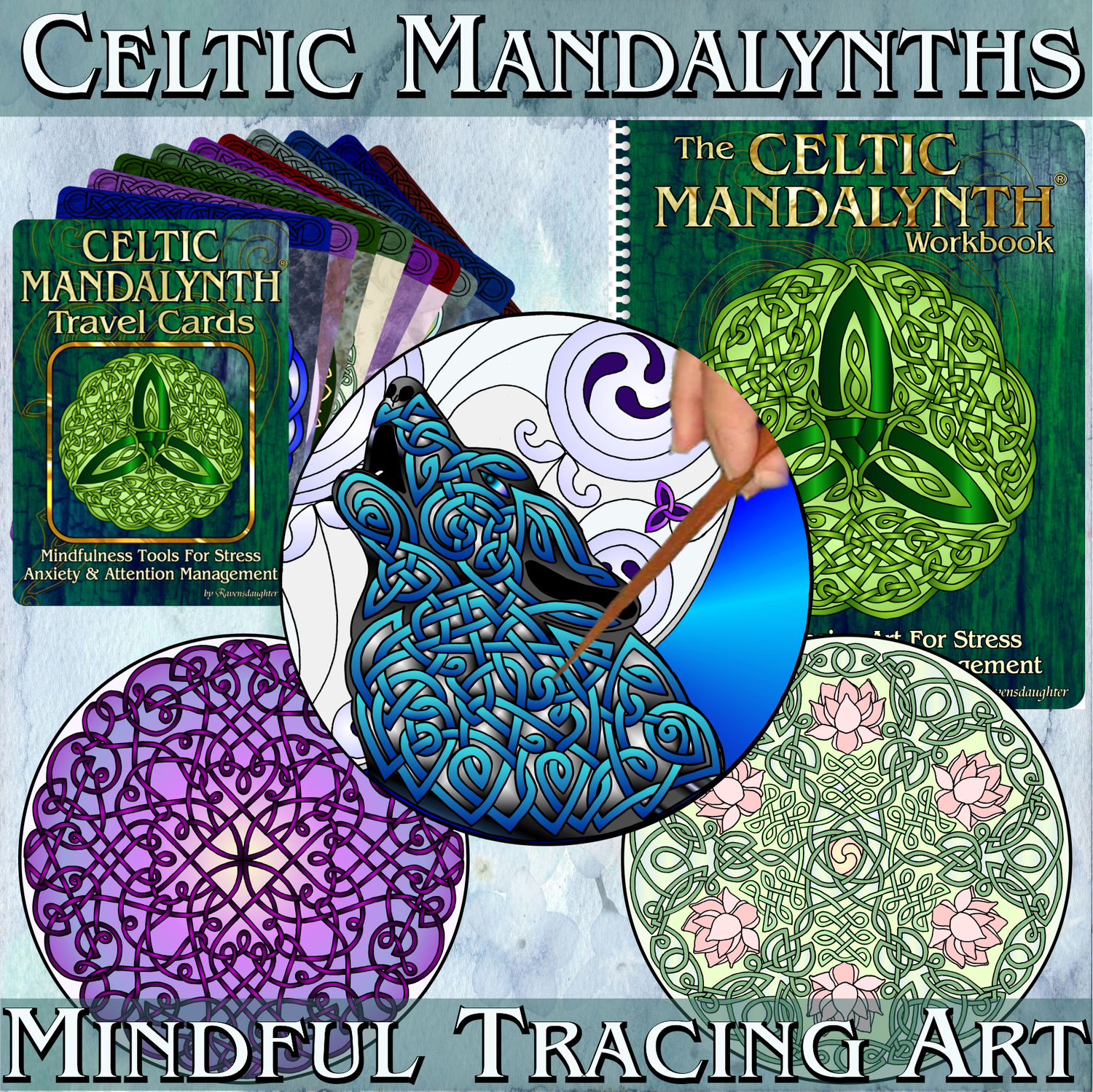 CELTIC MANDALYNTHS - Mindful Tracing Art for Stress, Anxiety and Attention Management & Social-Emotional Learning