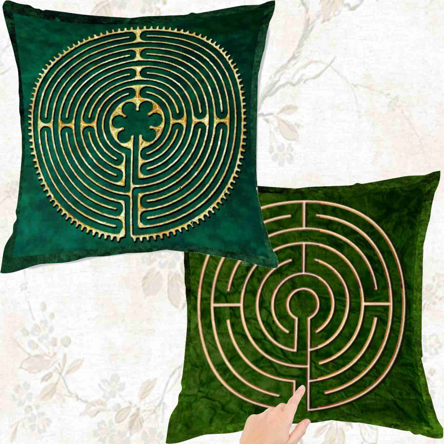 Labyrinth Pillows & Blankets