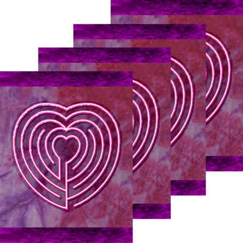 Finger Labyrinth Activity Pages Pack 4: Mindful Tracing Art