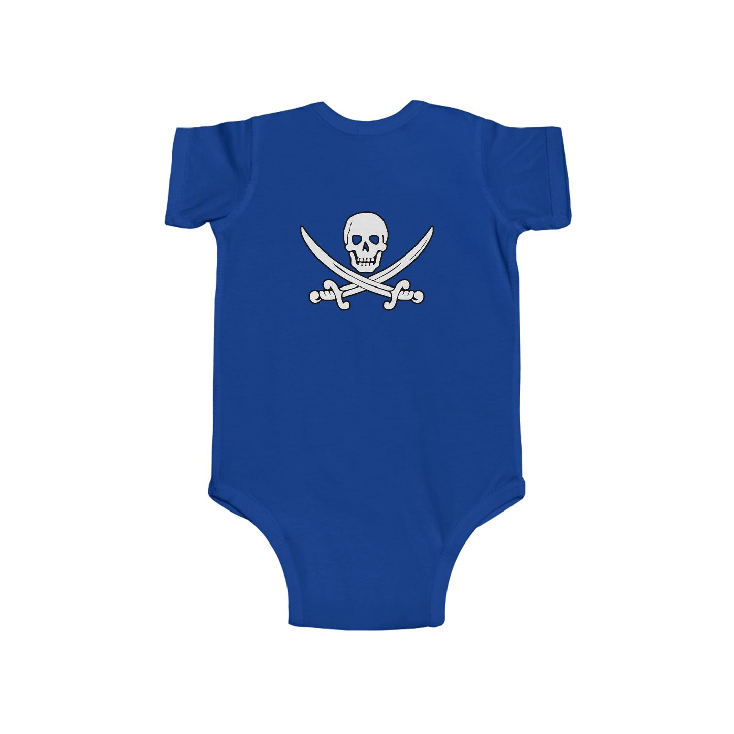 Lil Wench Double Print Pirate Baby Onesie