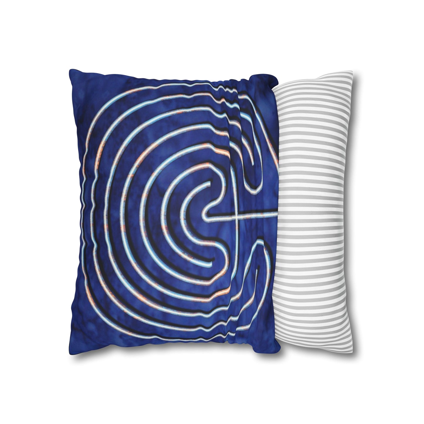 Double Labyrinth Pillowcase - Cretian-Hindu