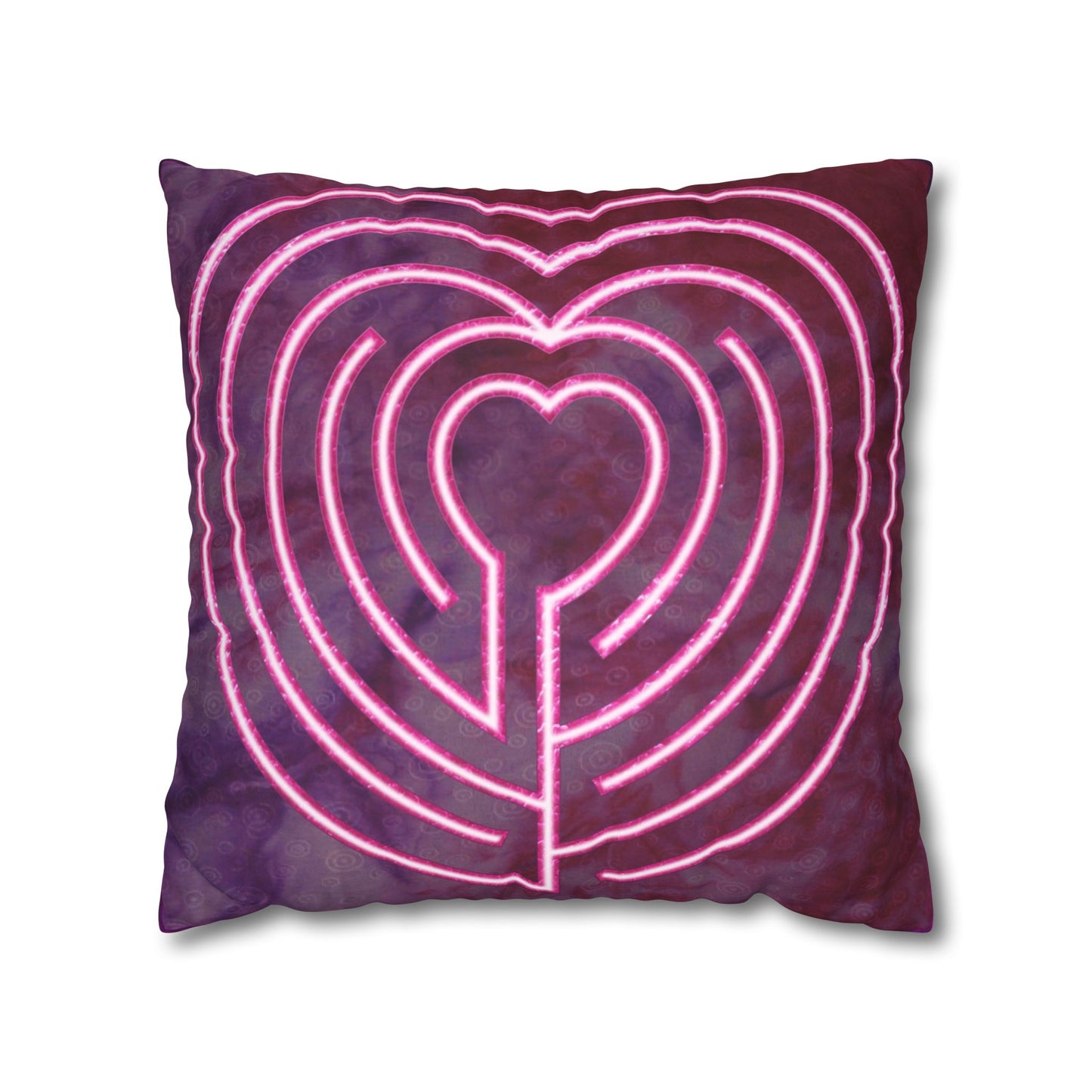 Double Labyrinth Pillowcase - Heart-Poitiers