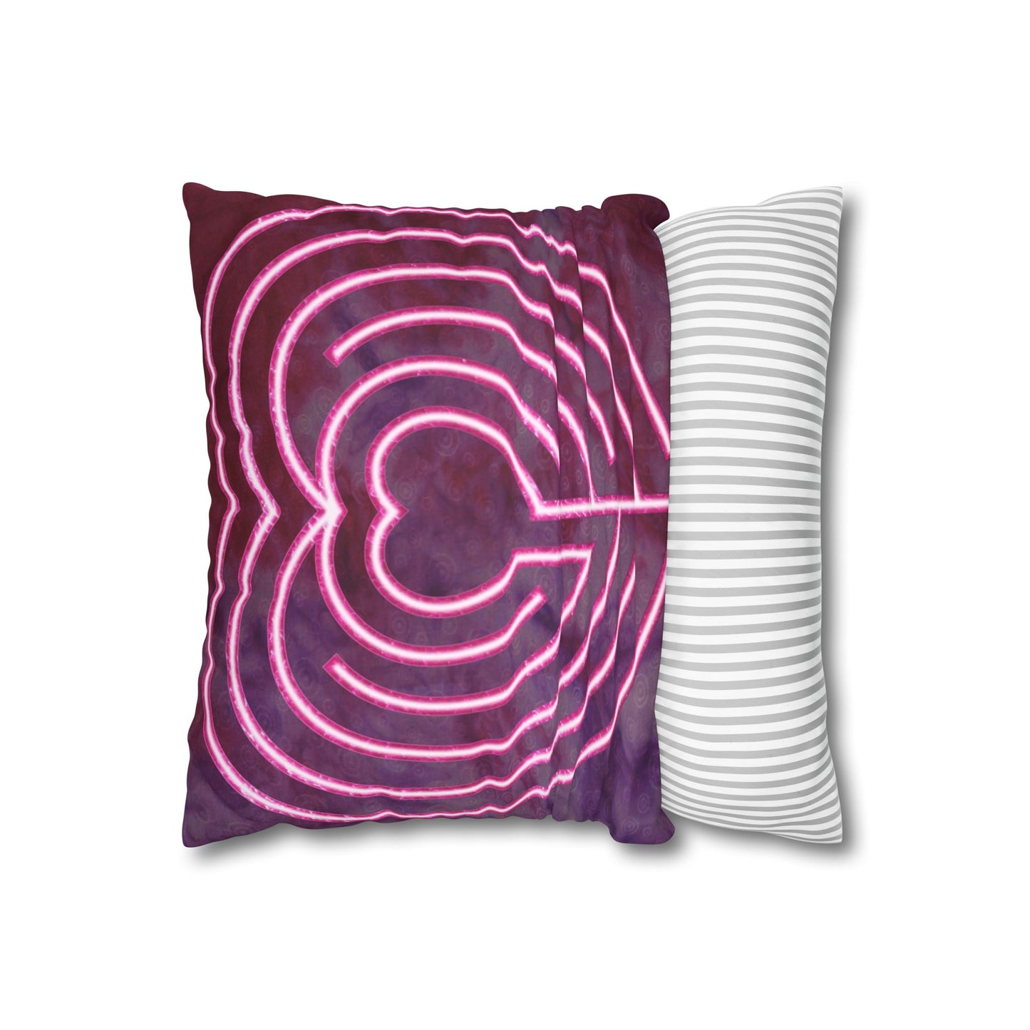 Double Labyrinth Pillowcase - Heart-Poitiers