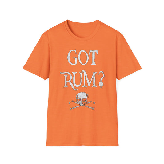 Got Rum? Unisex Heathered Softstyle Pirate Tee