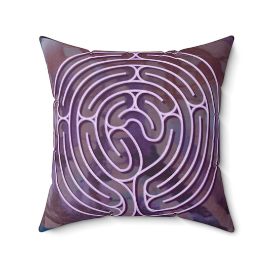 Double Labyrinth Therapy Pillow - Heart-Poitiers