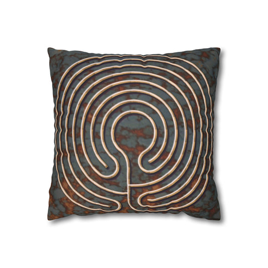 Double Labyrinth Pillowcase - Greek-Roman