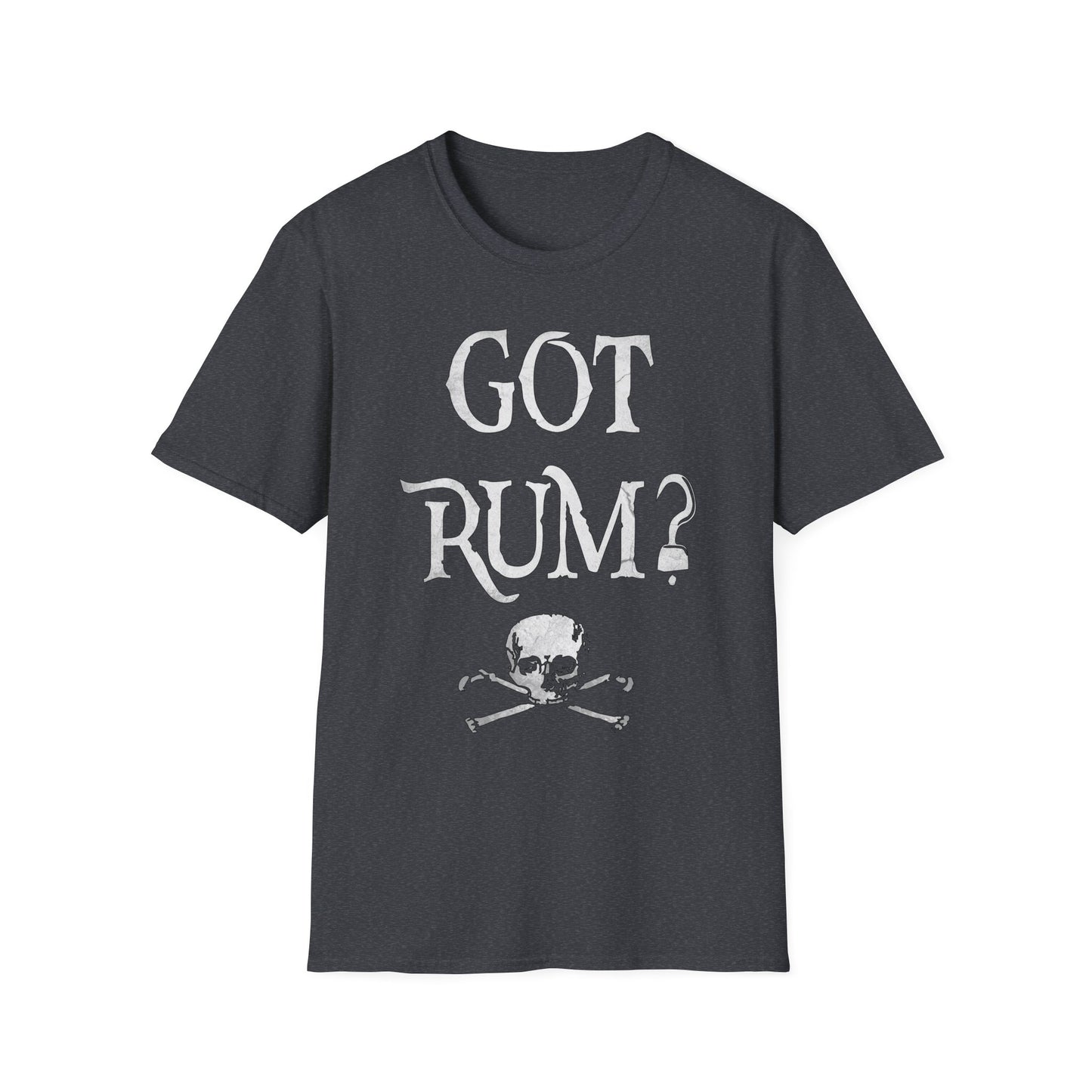 Got Rum? Unisex Heathered Softstyle Pirate Tee