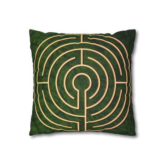 DOUBLE Labyrinth Pillowcase - Chartres-Abingdon