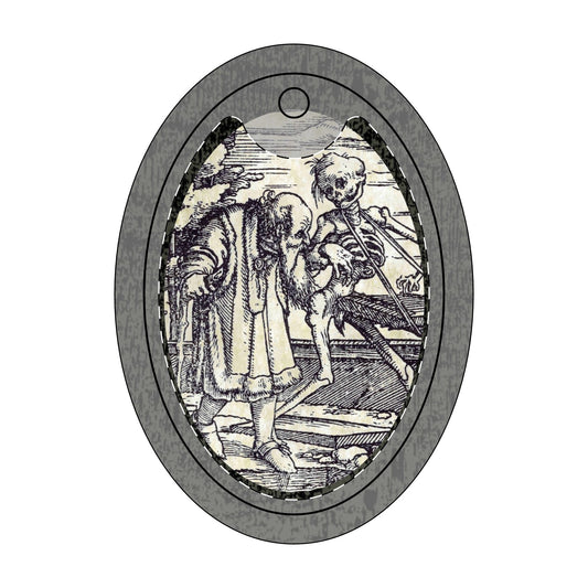 Danse Macabre Holiday Ornament-Old Man