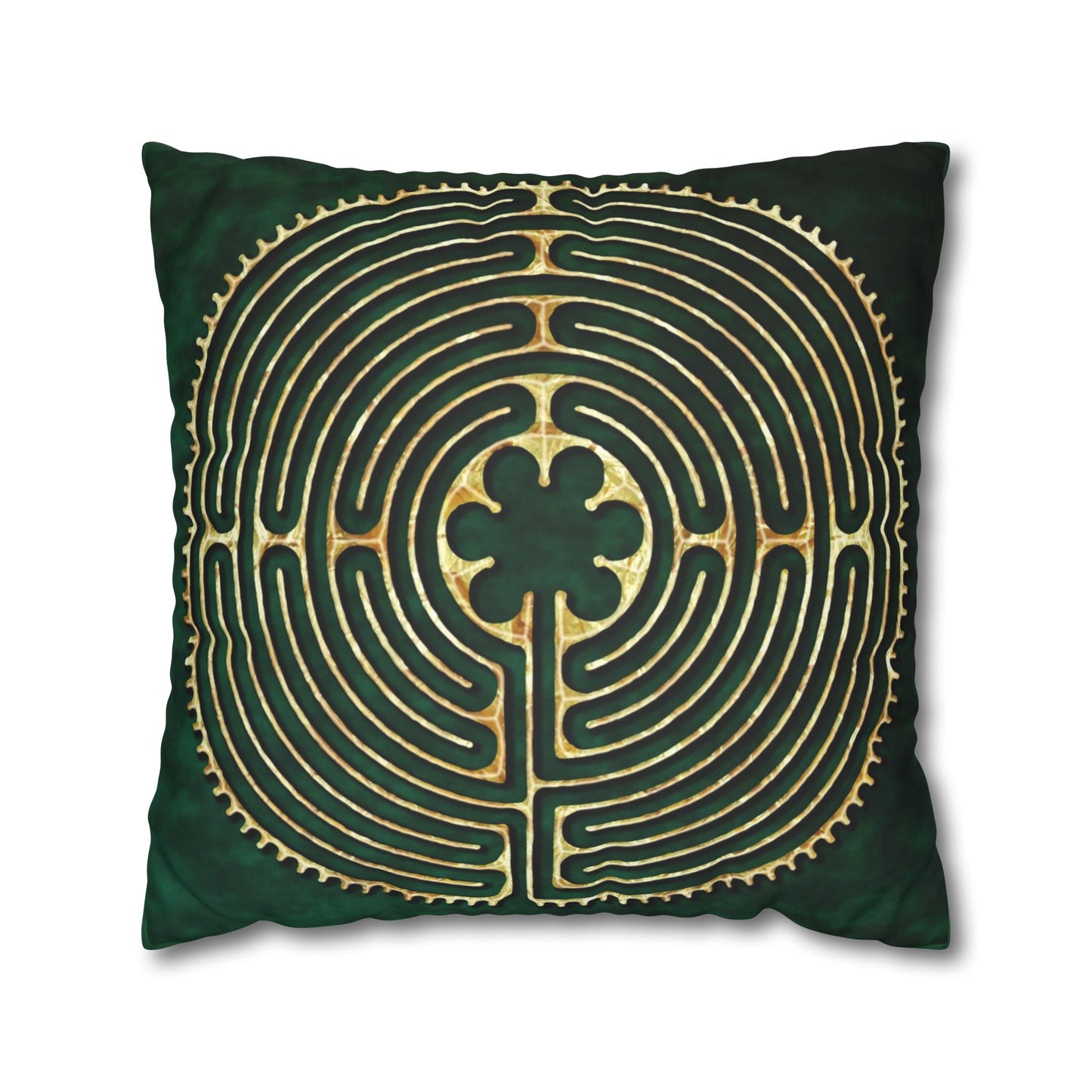 Double Labyrinth Pillowcase - Chartres-Abingdon
