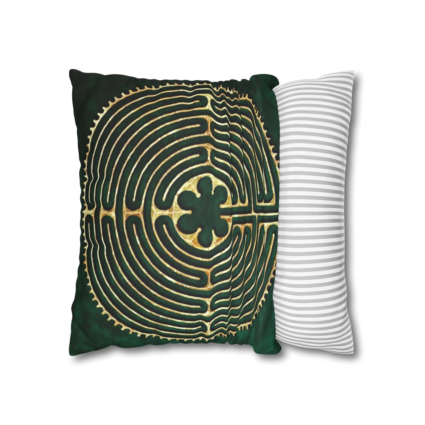 Double Labyrinth Pillowcase - Chartres-Abingdon