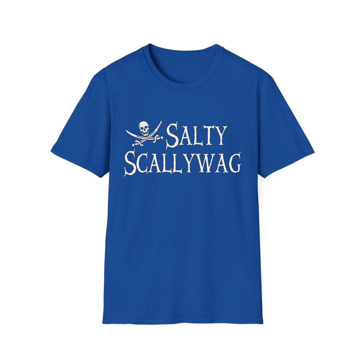 Jolly Roger Salty Scallywag Unisex Pirate T-Shirt