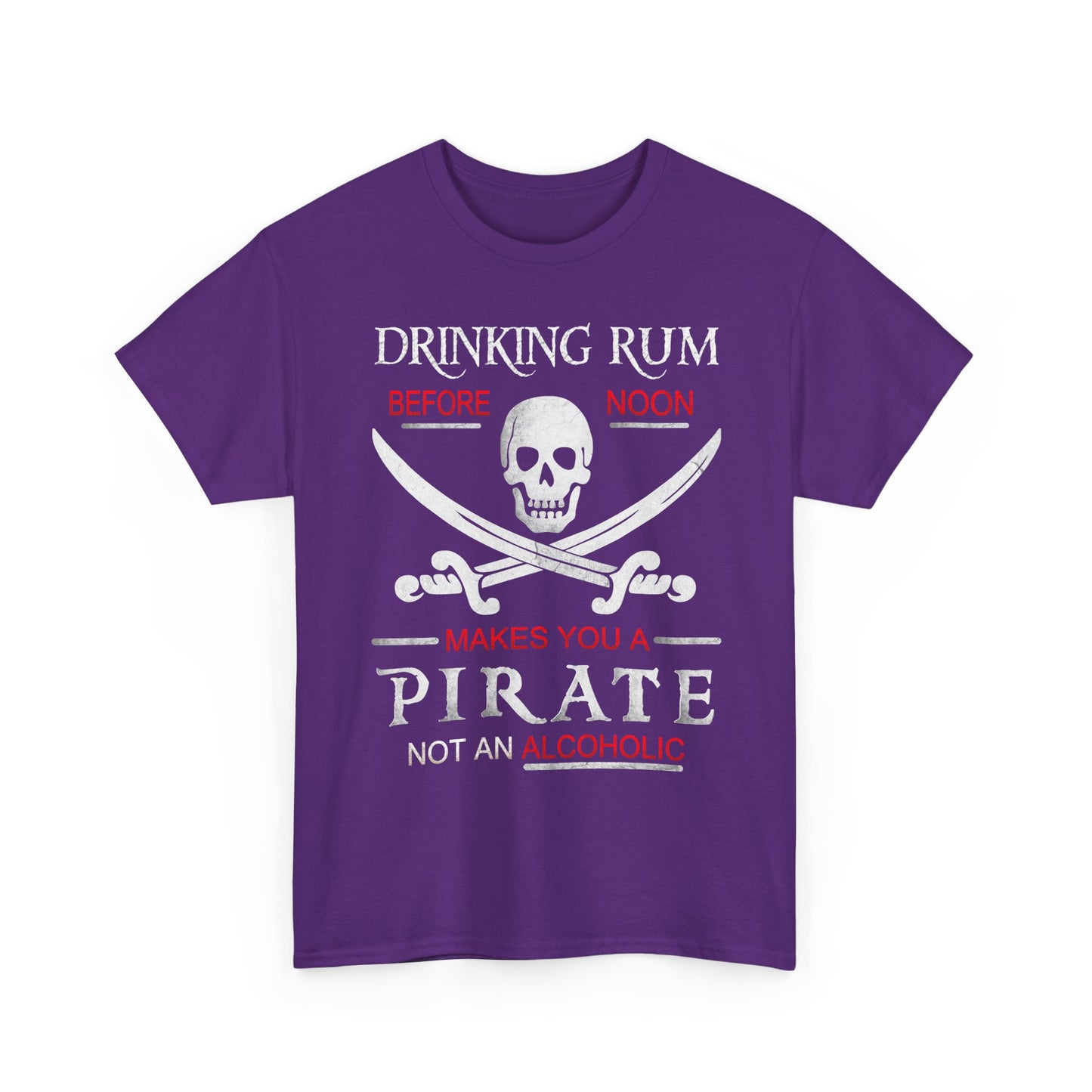 Drinking Rum Before Noon Unisex Pirate Tee