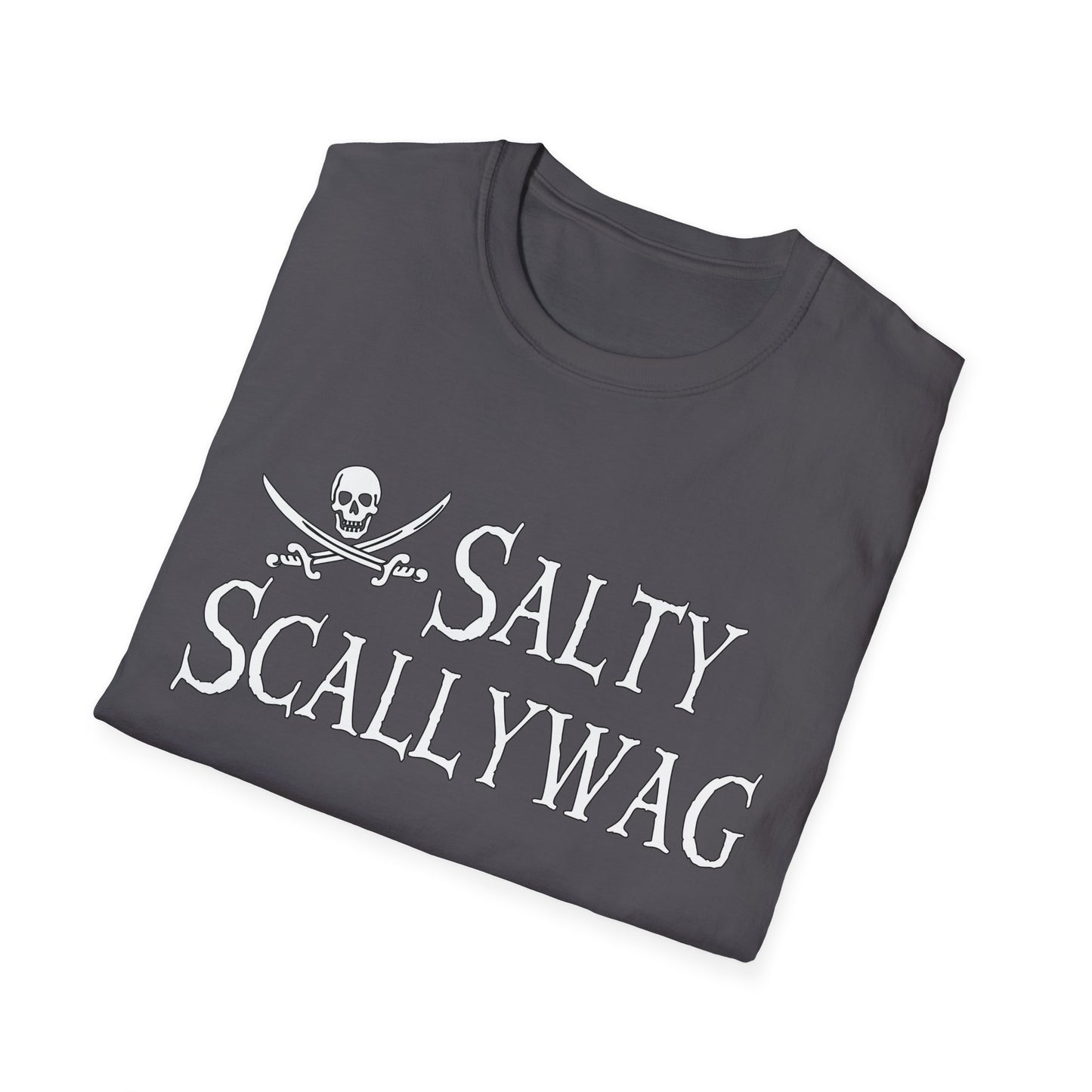 Jolly Roger Salty Scallywag Unisex Pirate T-Shirt