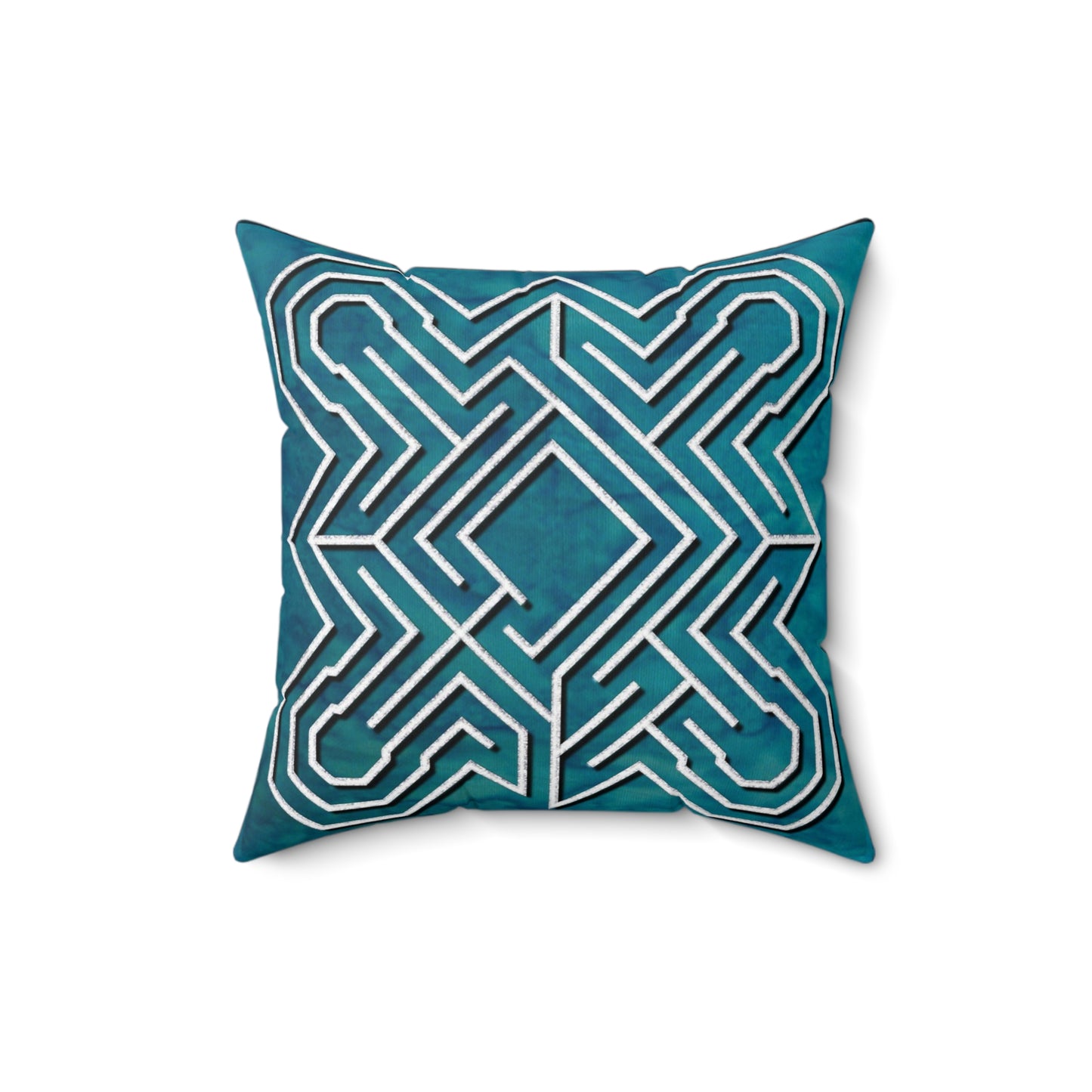 Ely Cathedral Faux Suede Pillow