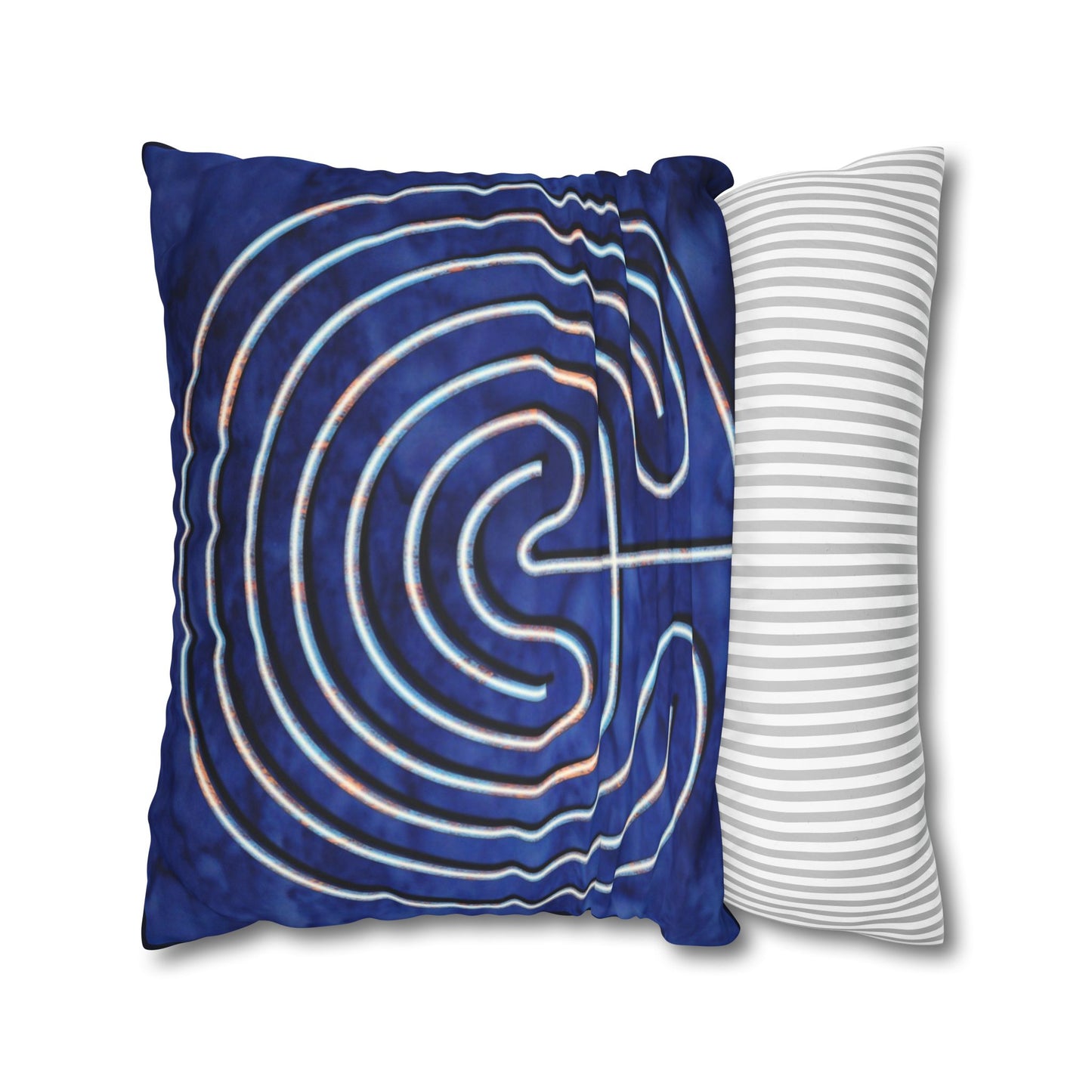 Double Labyrinth Pillowcase - Cretian-Hindu