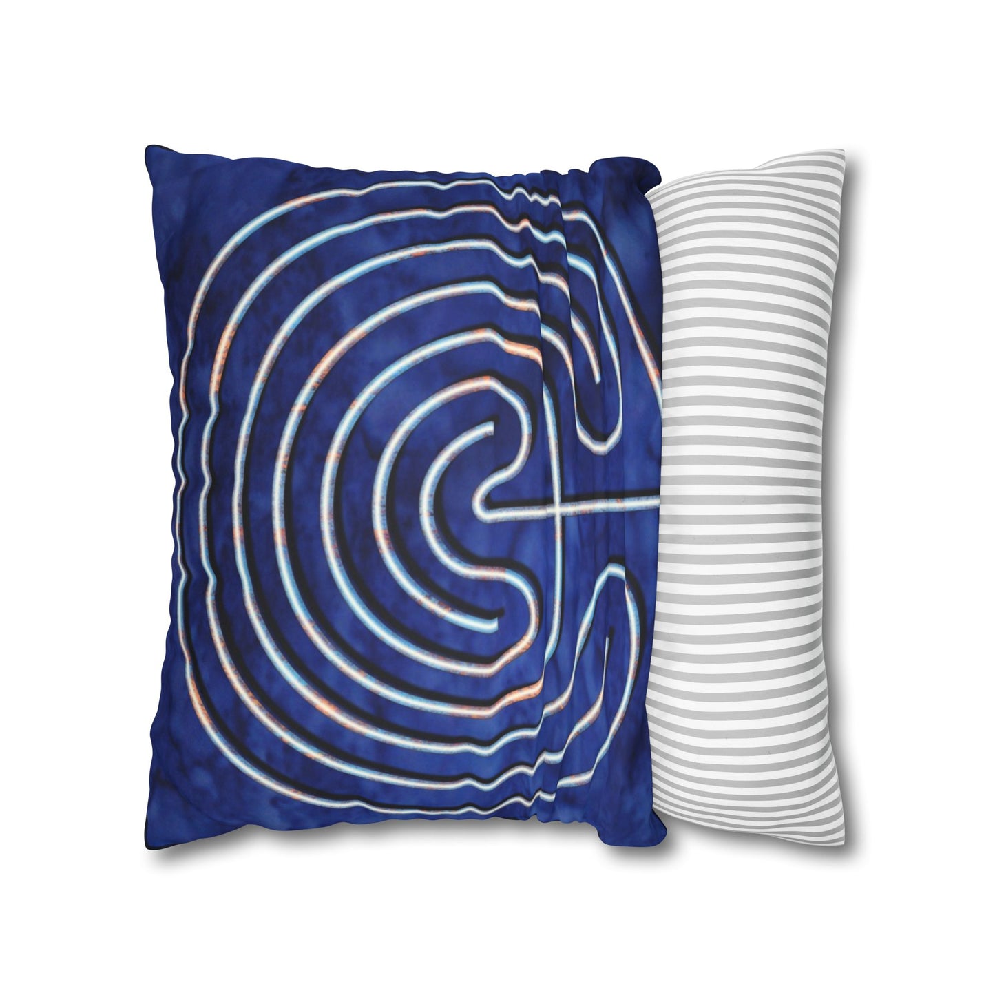 Double Labyrinth Pillowcase - Cretian-Hindu