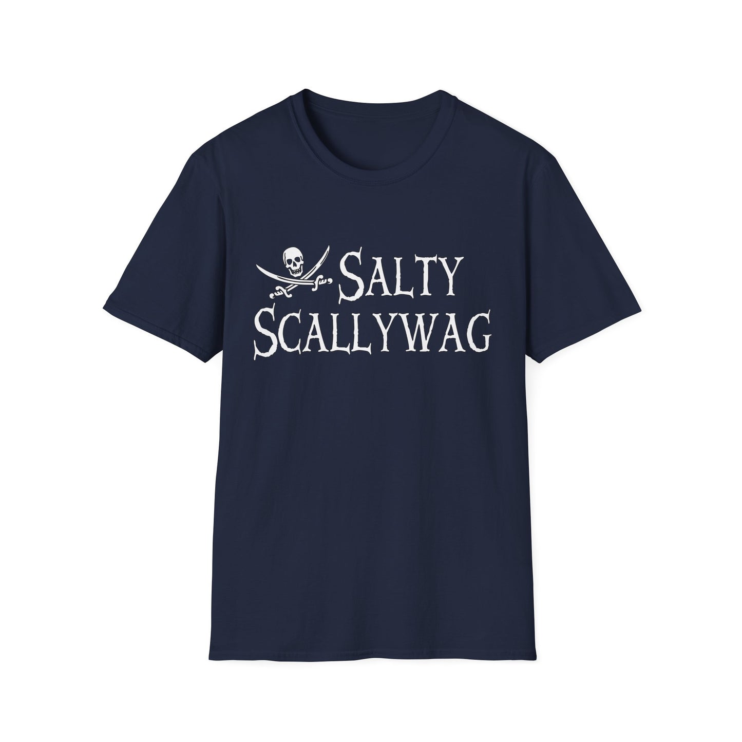 Jolly Roger Salty Scallywag Unisex Pirate T-Shirt