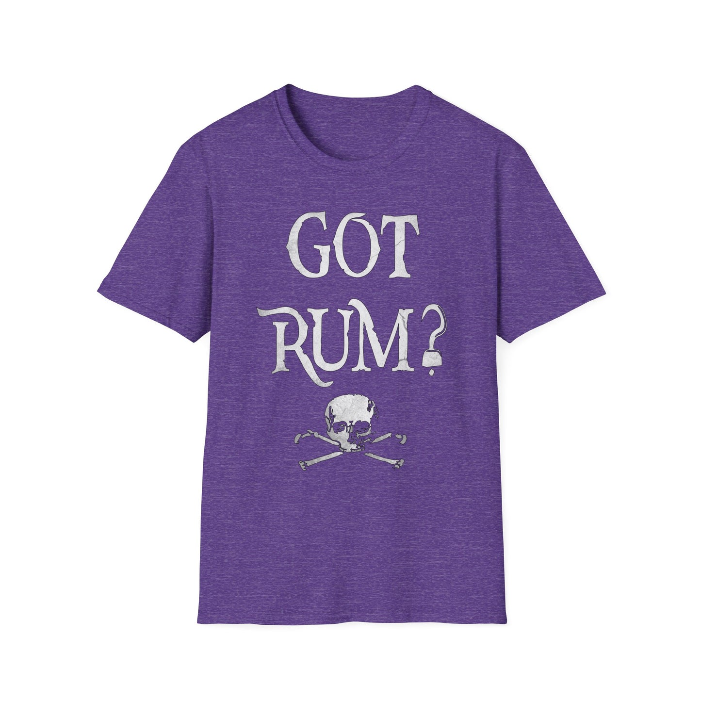 Got Rum? Unisex Heathered Softstyle Pirate Tee