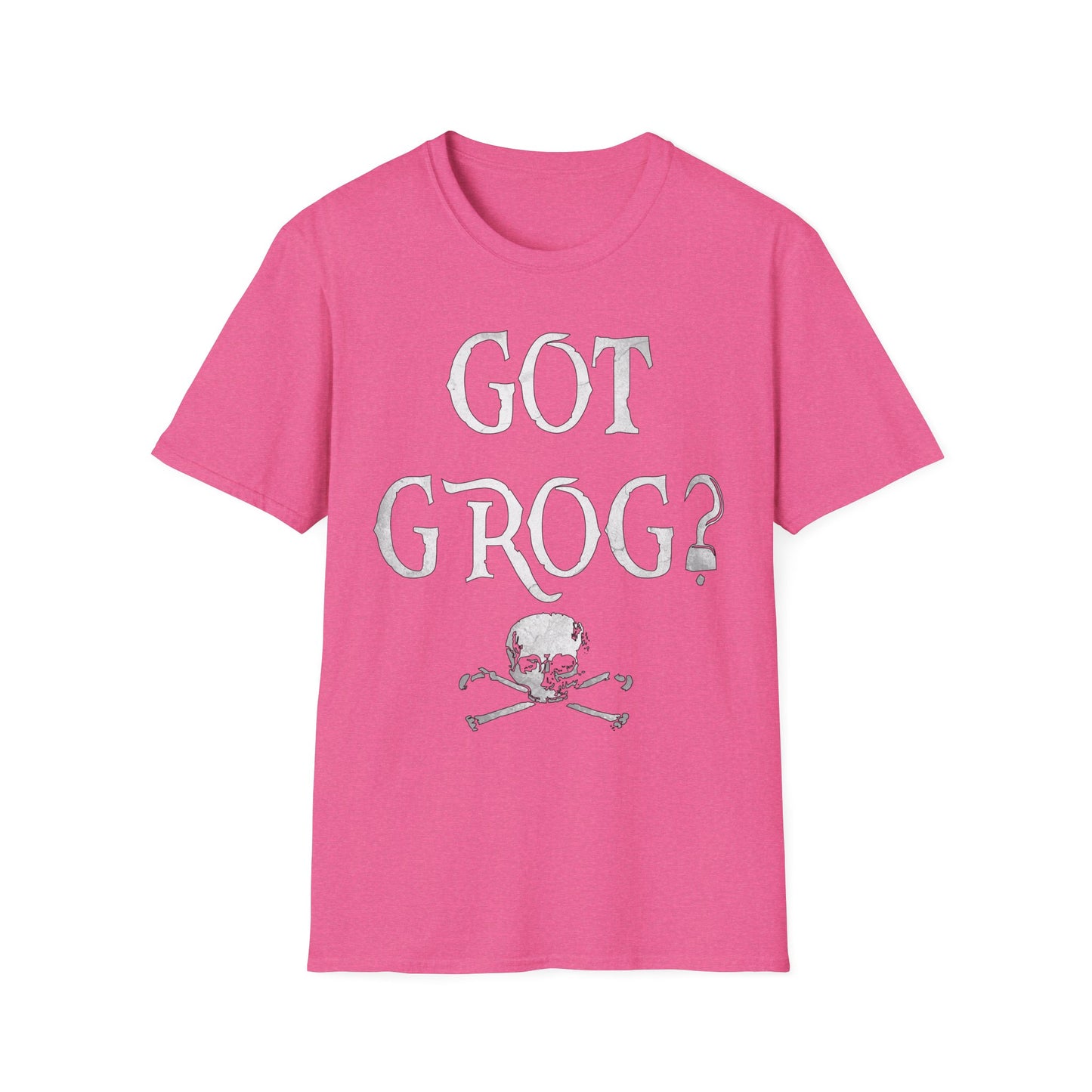 Got Grog? Unisex Heathered Softstyle Pirate T-Shirt