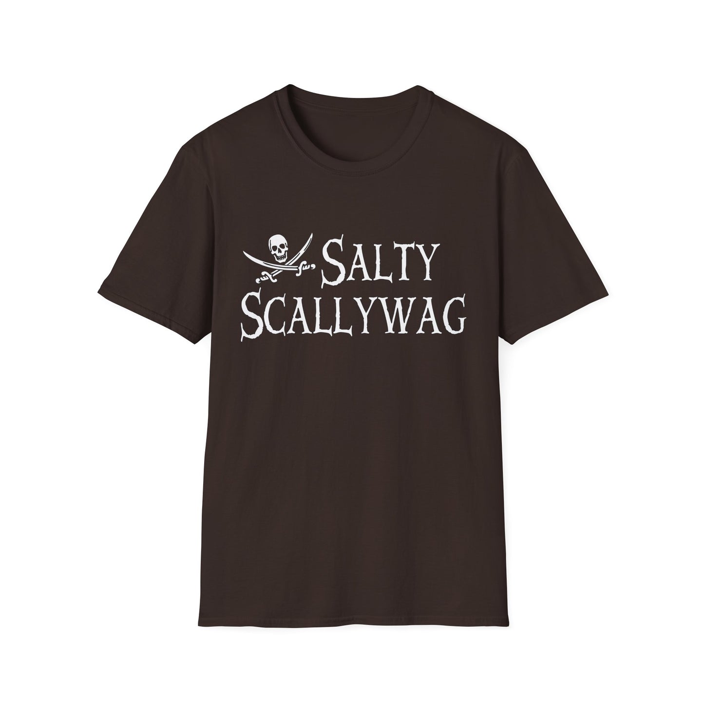 Jolly Roger Salty Scallywag Unisex Pirate T-Shirt