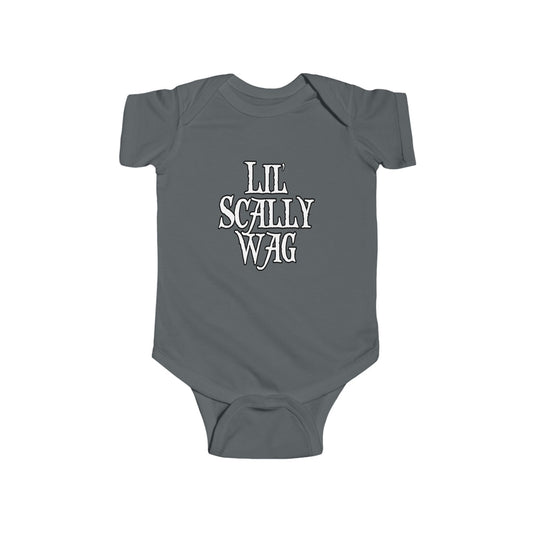 Lil Scallywag Double Print Pirate Baby Onesie