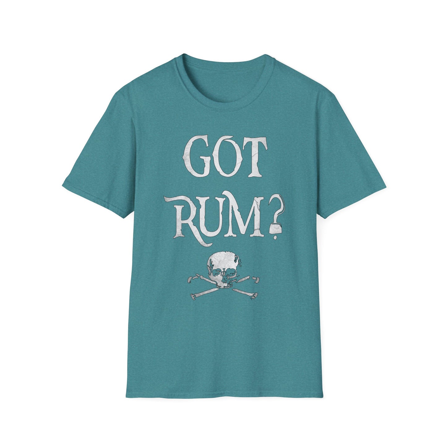 Got Rum? Unisex Heathered Softstyle Pirate Tee