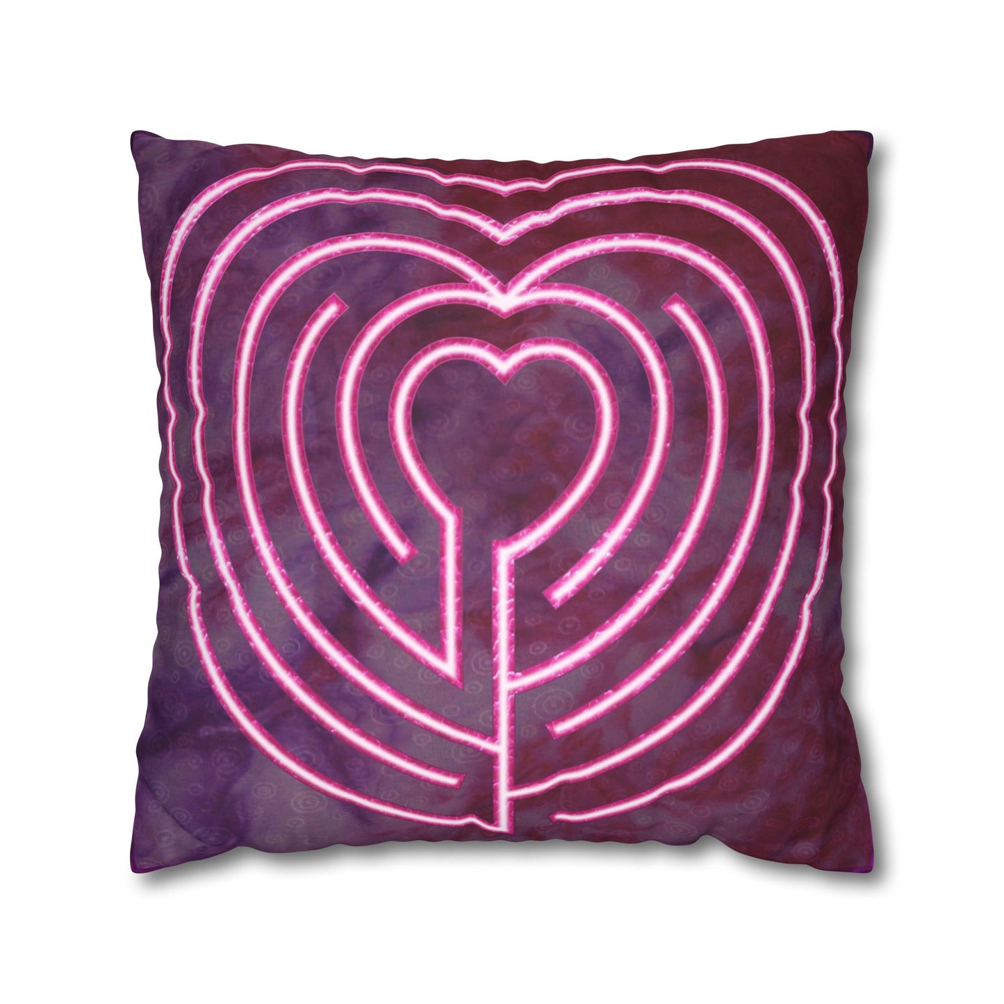 Double Labyrinth Pillowcase - Heart-Poitiers