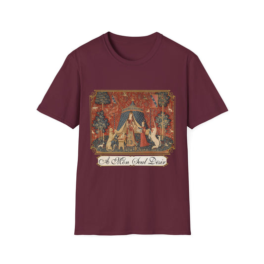 À Mon Seul Désir - Lady and the Unicorn Tapestries - Unisex T-Shirt